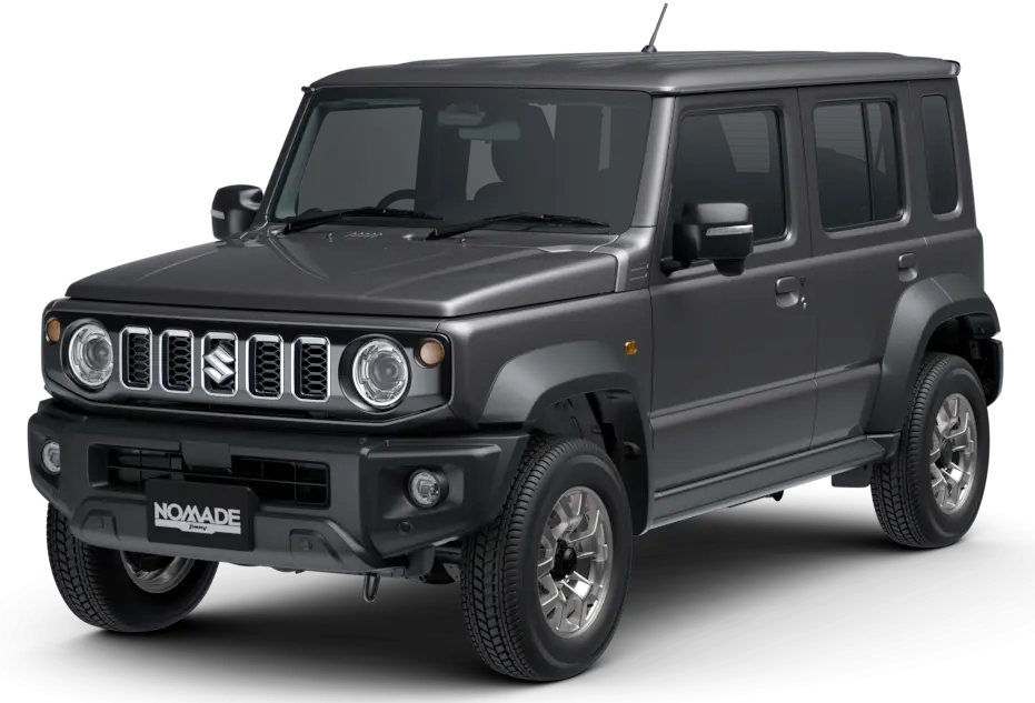 グラナイトグレーメタリックのジムニーノマド